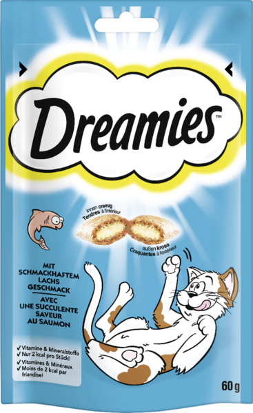 Dreamies mit Lachsgeschmack 60g Dreamies mit Lachsgeschmack 60g