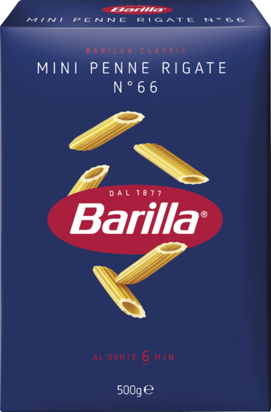 Barilla Mini Penne Rigate No.66 500g Barilla Mini Penne Rigate No.66 500g