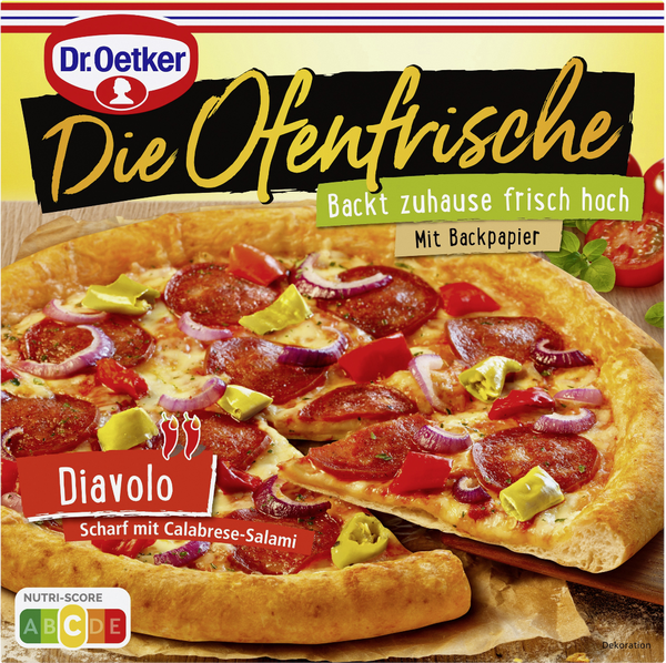 Dr.Oetker Die Ofenfrische Diavolo 405g Dr.Oetker Die Ofenfrische Diavolo 405g