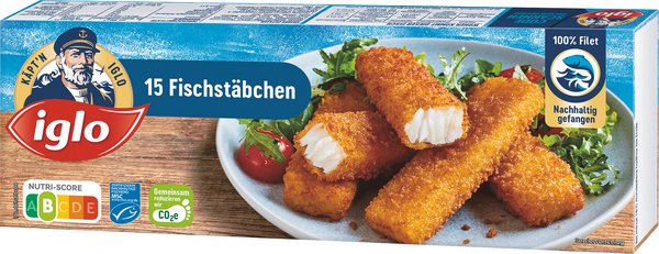 iglo 15 Fischstäbchen 450g iglo 15 Fischstäbchen 450g