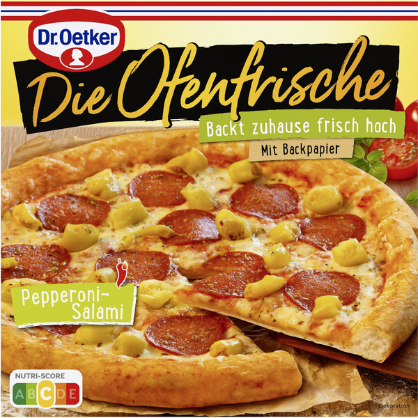 Dr.Oetker Die Ofenfrische Pepperoni-Salami 415g Dr.Oetker Die Ofenfrische Pepperoni-Salami 415g