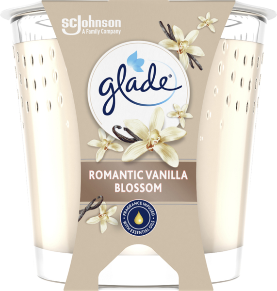 Glade Duftkerze Romantic Vanilla Blossom 112g