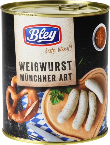Bley 6 Weißwurst Münchener Art 480g