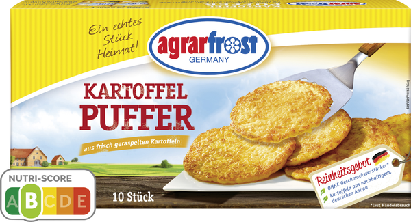Agrarfrost Kartoffelpuffer 600g Agrarfrost Kartoffelpuffer 600g