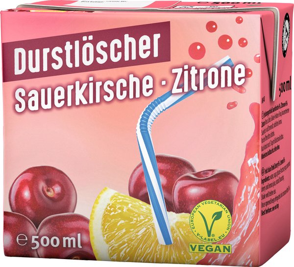 Durstlöscher Sauerkirsche-Zitrone 0,5l