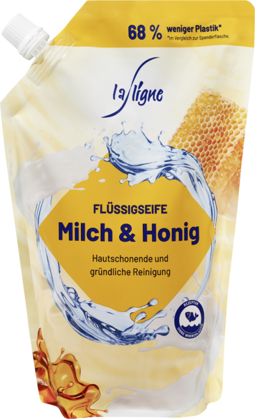 La Ligne Flüssigseife Milch & Honig Nchfüllbeutel 750ml
