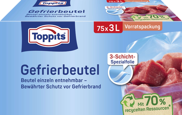 Gefrierbeutel 3l 75 Stück Gefrierbeutel 3l 75 Stück