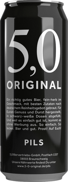 5,0 Original Pils 0,5l 5,0 Original Pils 0,5l