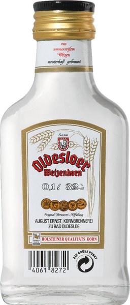 Oldesloer Weizenkorn 32% vol. 0,1l