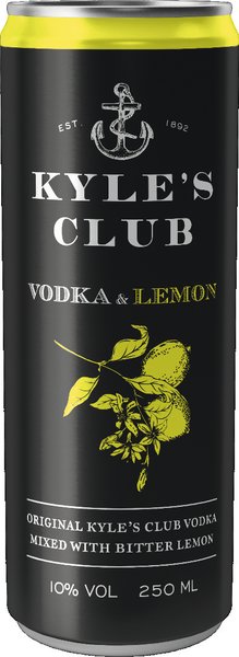 Kyle´s Club Vodka Lemon 10% vol. 0,25l
