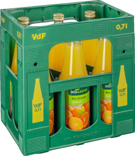 Biogreno Orangensaft 6/0,7l Biogreno Orangensaft 6/0,7l