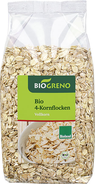Biogreno 4-Kornflocken Vollkorn 500g Biogreno 4-Kornflocken Vollkorn 500g
