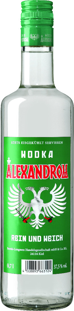 Wodka Alexandrow 37,5% vol. 0,7l