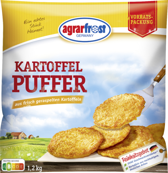 Agrarfrost Kartoffelpuffer 1200g Agrarfrost Kartoffelpuffer 1200g