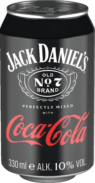 Jack Daniel‘s Old No.7 Brand und Coca-Cola 10% vol. 0,33l