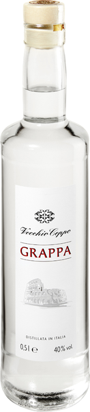 Vecchio Ceppo Grappa Bianca 40% vol. 0,5l Vecchio Ceppo Grappa Bianca 40% vol. 0,5l