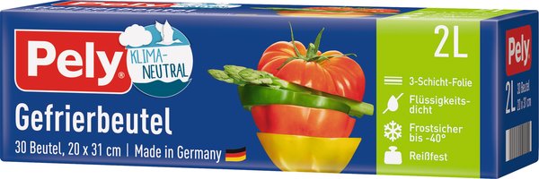 Pely Gefrierbeutel 2l 30 Stück Pely Gefrierbeutel 2l 30 Stück