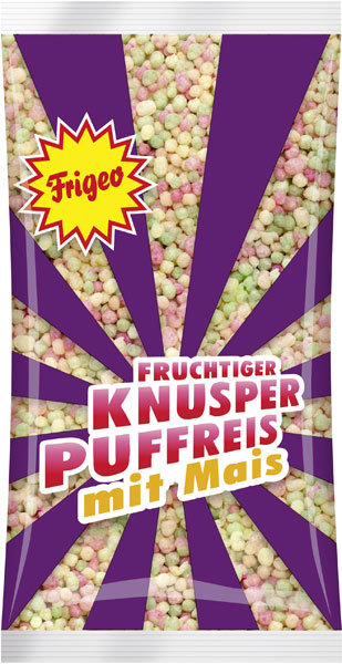 Frigeo Fruchtiger Knusper-Puffreis 80g Frigeo Fruchtiger Knusper-Puffreis 80g