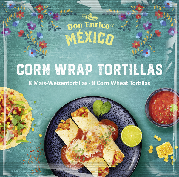 Don Enrico México 8 Corn Wrap Tortillas 320g