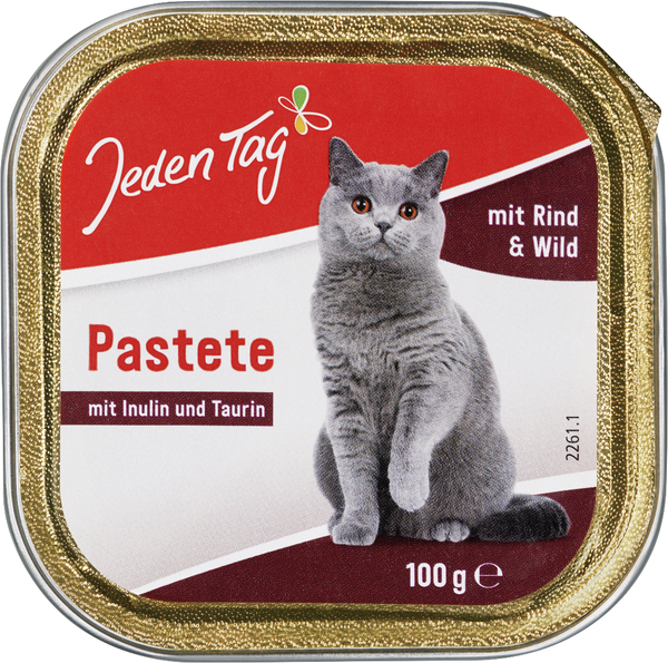Jeden Tag Pastete mit Rind & Wild 100g Jeden Tag Pastete mit Rind & Wild 100g