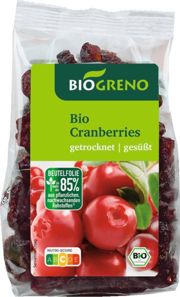 Biogreno Cranberries 125g Biogreno Cranberries 125g