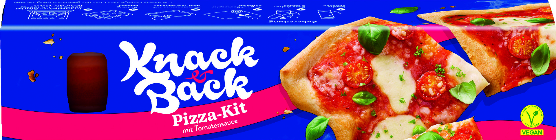 Knack & Back Pizza-Kit 600g Knack & Back Pizza-Kit 600g