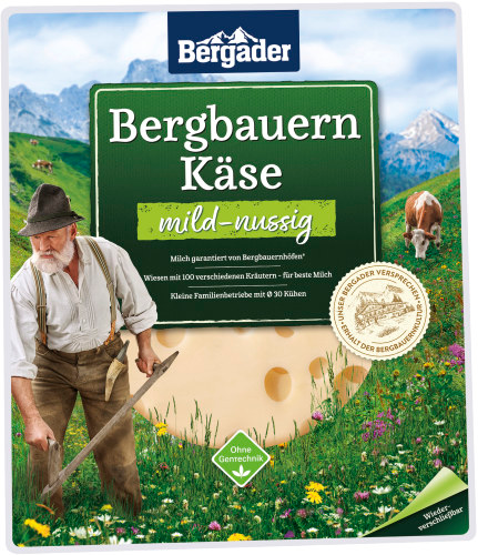 Bergader Bergbauern mild-nussig Scheiben 150g 