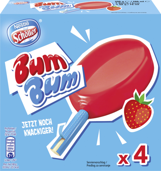 Schöller Bum Bum Eis 4x72ml Schöller Bum Bum Eis 4x72ml