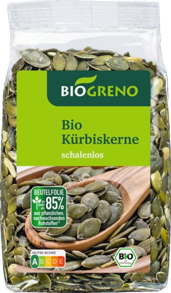 Biogreno Kürbiskerne schalenlos 250g Biogreno Kürbiskerne schalenlos 250g
