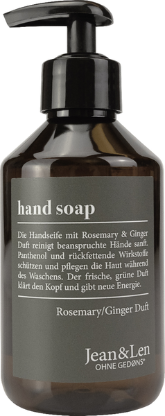 Jean & Len Flüssig-Seife Rosemarin 250ml Jean & Len Flüssig-Seife Rosemarin 250ml