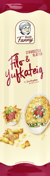 Tante Fanny Strudelteigblätter Filo- & Yufkateig 250g Tante Fanny Strudelteigblätter Filo- & Yufkateig 250g