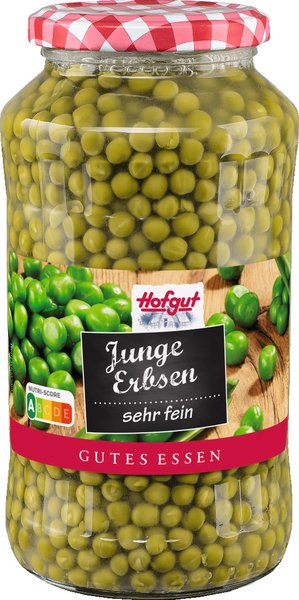 Hofgut Junge Erbsen sehr fein 720ml
