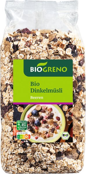 Biogreno Dinkelmüsli Beeren 425g