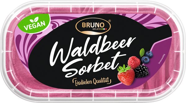 Bruno Gelato Waldbeerensorbet 900ml
