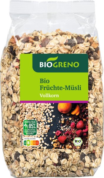 Biogreno Früchte-Müsli Vollkorn 500g Biogreno Früchte-Müsli Vollkorn 500g