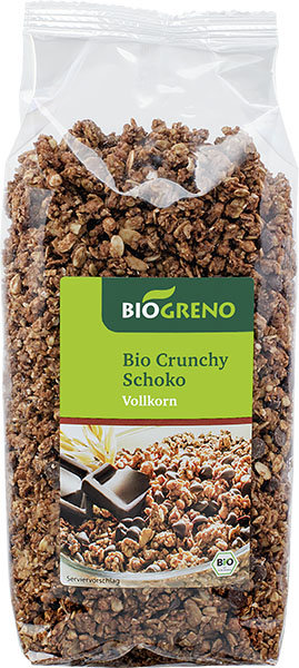 Biogreno Crunchy Schoko Vollkorn 500g