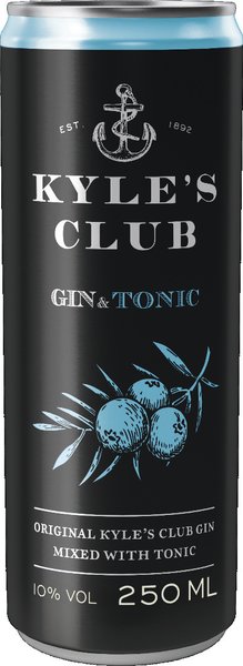 Kyle´s Club Gin & Tonic 10% vol. 0,25l