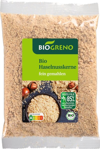 Biogreno Haselnusskerne fein gemahlen 100g Biogreno Haselnusskerne fein gemahlen 100g