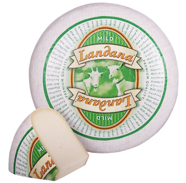 Landana Ziegenkäse Mild 50% Fett i. Tr. Landana Ziegenkäse Mild 50% Fett i. Tr.