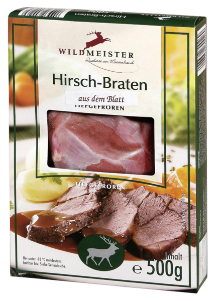 Wildmeister Hirschbraten 500g Wildmeister Hirschbraten 500g