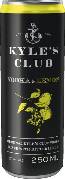 Kyle´s Club Vodka Lemon 10% vol. 0,25l