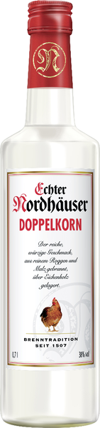 Echter Nordhäuser Doppelkorn 38% vol. 0,7l