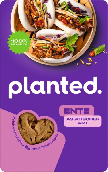 Planted. Ente Asiatischer Art 160g Planted. Ente Asiatischer Art 160g
