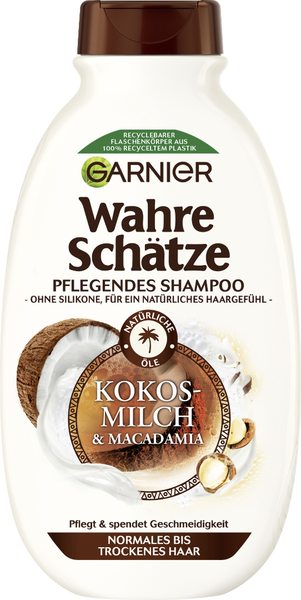 Garnier Wahre Schätze Pflegendes Shampoo Kokosmilch & Macadamia 250ml