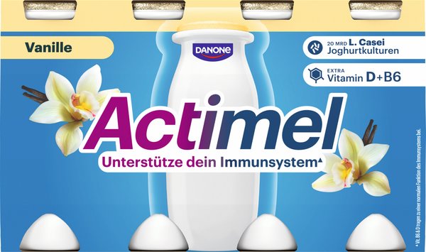 Actimel Joghurt Drink Vanille 8x100g Actimel Joghurt Drink Vanille 8x100g