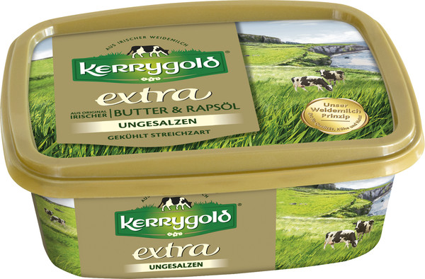 Kerrygold Extra Butter & Rapsöl ungesalzen 250g Kerrygold Extra Butter & Rapsöl ungesalzen 250g