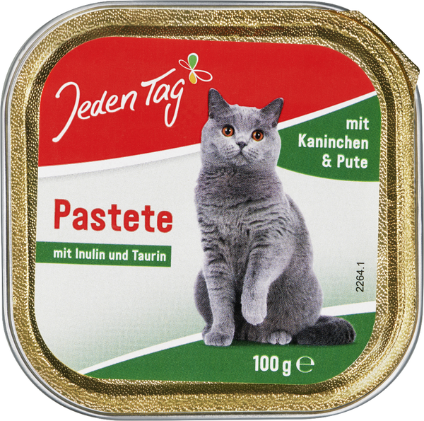 Jeden Tag Pastete mit Kaninchen & Pute 100g Jeden Tag Pastete mit Kaninchen & Pute 100g