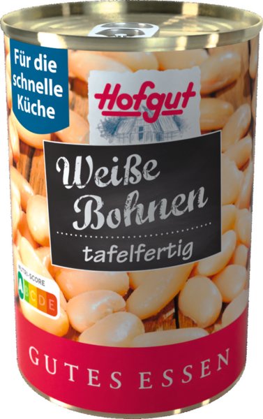 Hofgut Weiße Bohnen 425ml Hofgut Weiße Bohnen 425ml