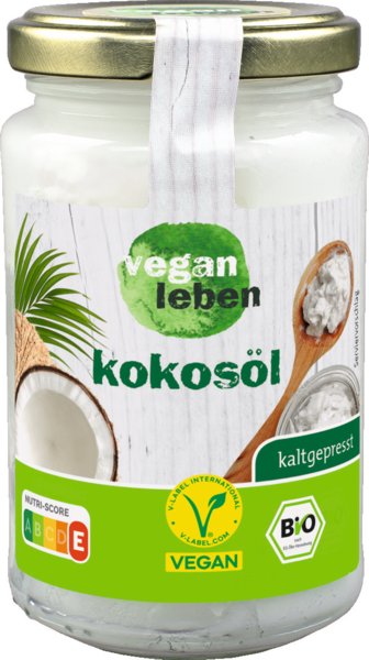 vegan leben Bio Kokosöl 200ml vegan leben Bio Kokosöl 200ml