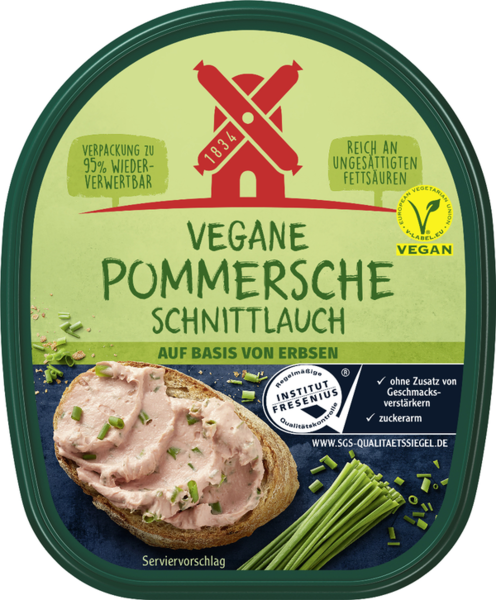 Rügenwalder Vegane Pommersche Schnittlauch 125g